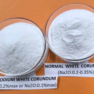 NA2O 0.2% حداکثر سدیم کم WFA WHITE FUSED ALUMINA 0-1-3-5-8MM 325F -1-